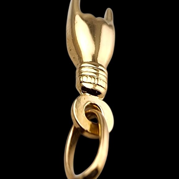 UnoAErre 18 Karat Yellow Gold "Rock On" Pendant #24027 - Picture 9 of 9